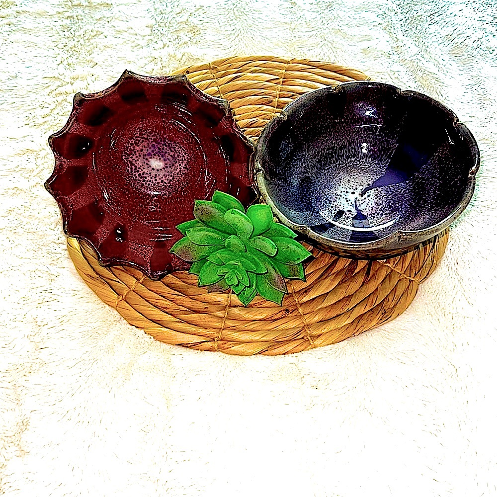 Two Studio Art Pottery.